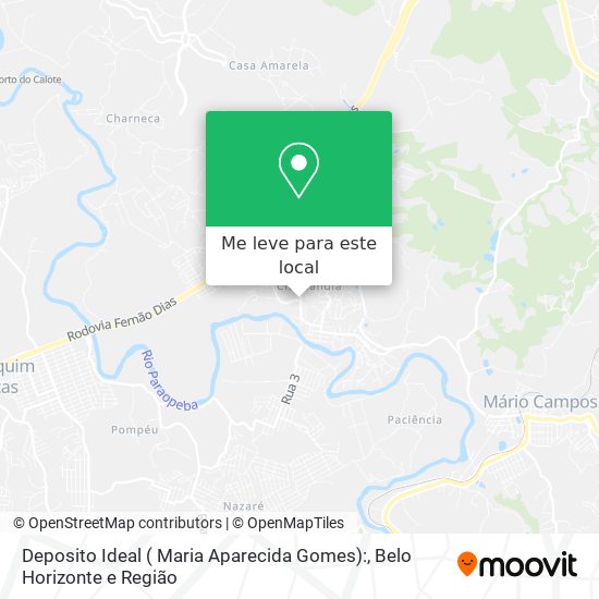 Deposito Ideal ( Maria Aparecida Gomes): mapa