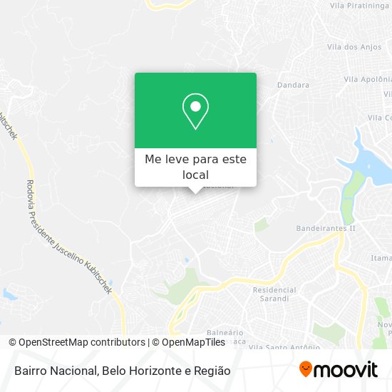 Bairro Nacional mapa