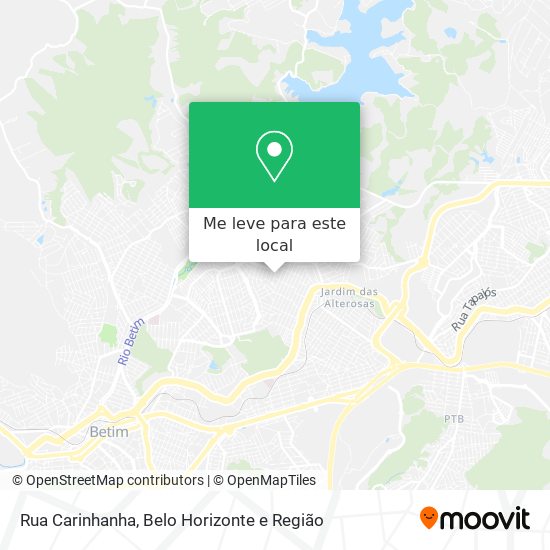 Rua Carinhanha mapa