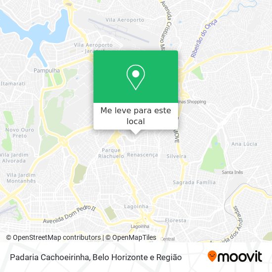 Padaria Cachoeirinha mapa