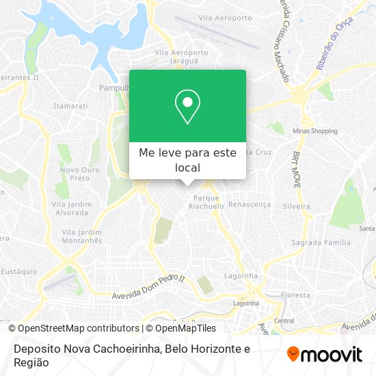Deposito Nova Cachoeirinha mapa