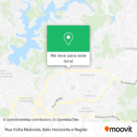 Rua Volta Redonda mapa