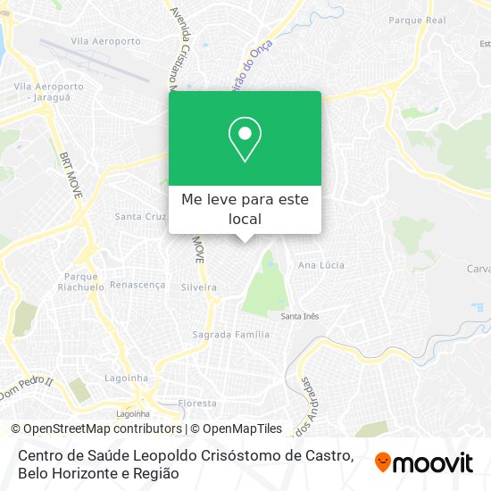 Centro de Saúde Leopoldo Crisóstomo de Castro mapa