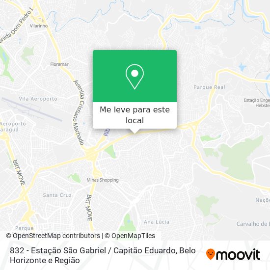 832 - Estação São Gabriel / Capitão Eduardo mapa