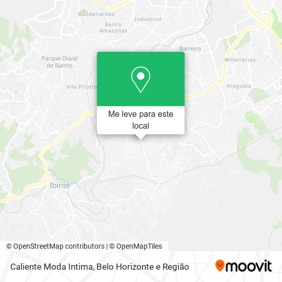 Caliente Moda Intima mapa