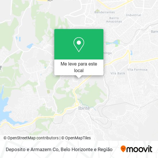 Deposito e Armazem Co mapa