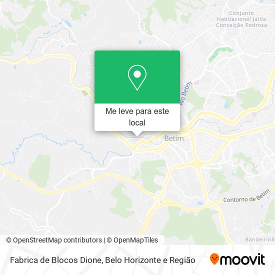 Fabrica de Blocos Dione mapa