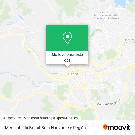 Mercantil do Brasil mapa