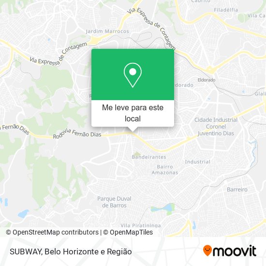SUBWAY mapa