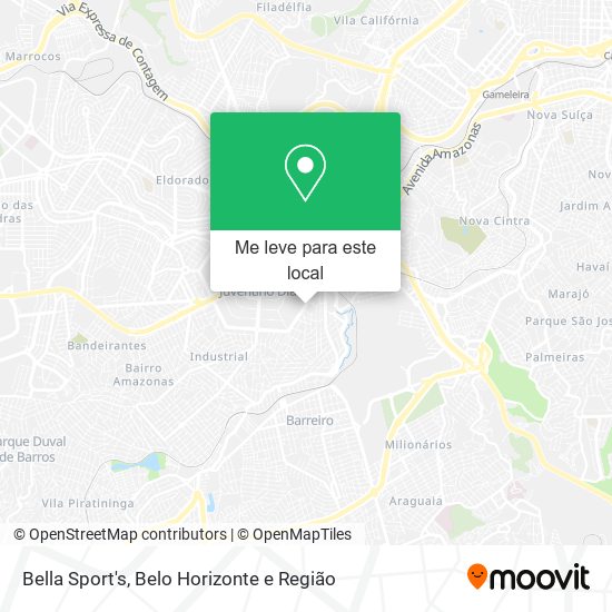 Bella Sport's mapa