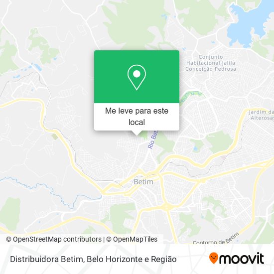 Distribuidora Betim mapa