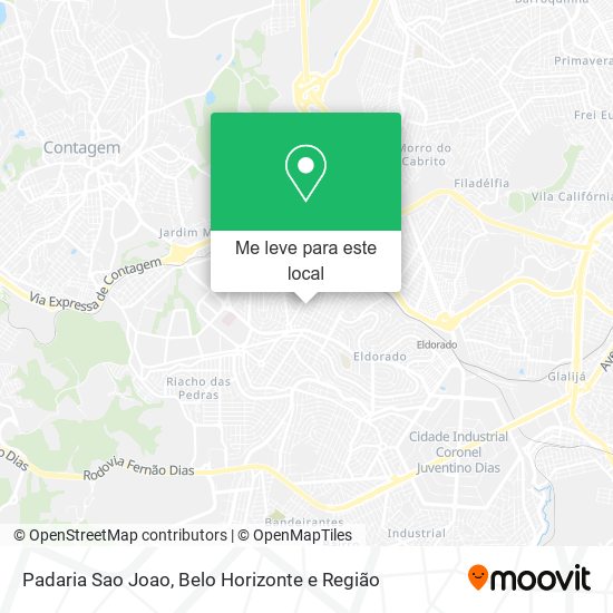 Padaria Sao Joao mapa