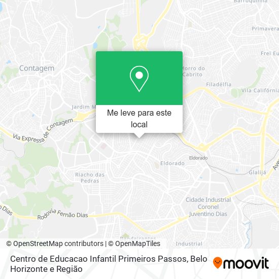 Centro de Educacao Infantil Primeiros Passos mapa