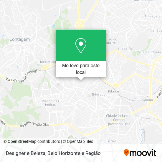 Designer e Beleza mapa