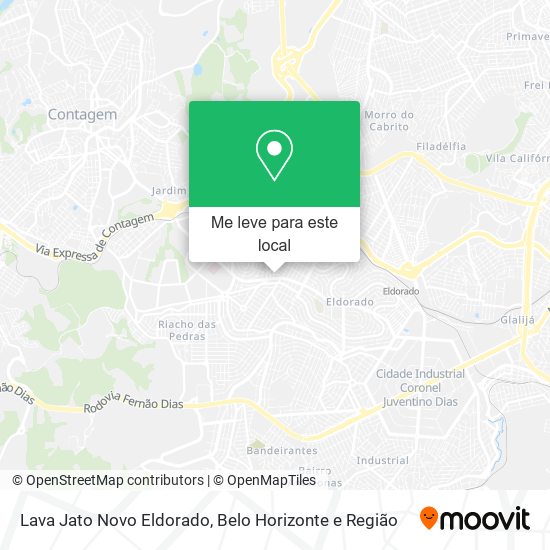 Lava Jato Novo Eldorado mapa