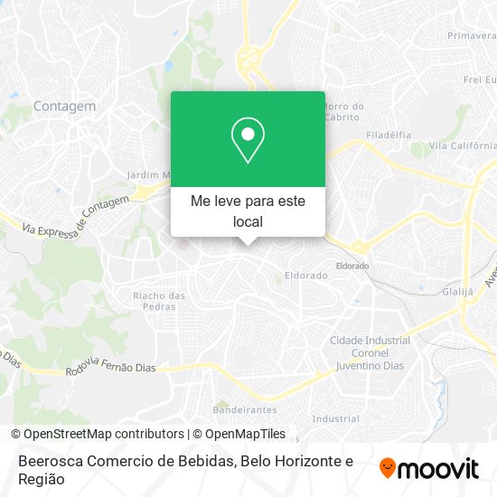 Beerosca Comercio de Bebidas mapa