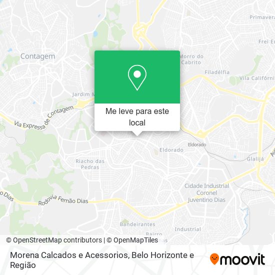 Morena Calcados e Acessorios mapa