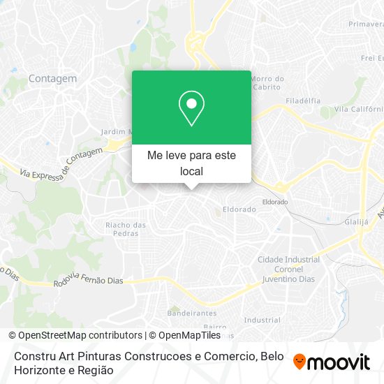 Constru Art Pinturas Construcoes e Comercio mapa