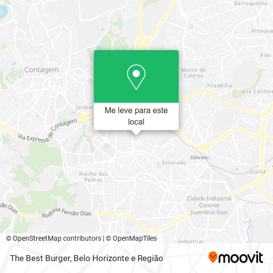 The Best Burger mapa