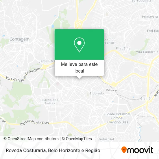 Roveda Costuraria mapa