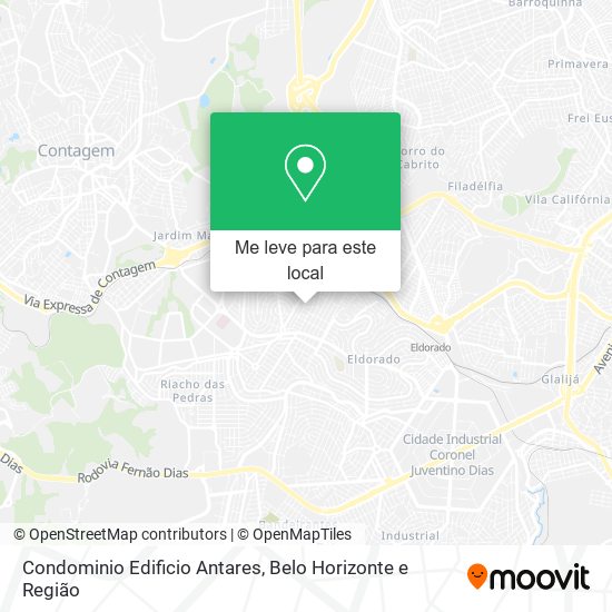 Condominio Edificio Antares mapa