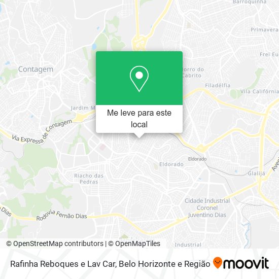 Rafinha Reboques e Lav Car mapa