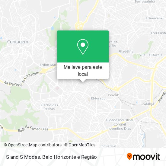 S and S Modas mapa