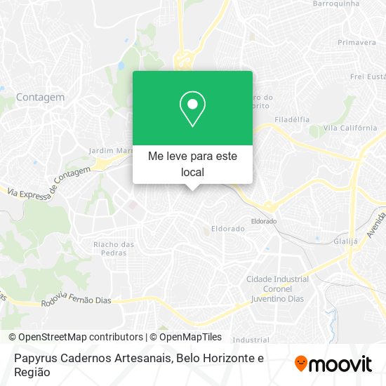 Papyrus Cadernos Artesanais mapa