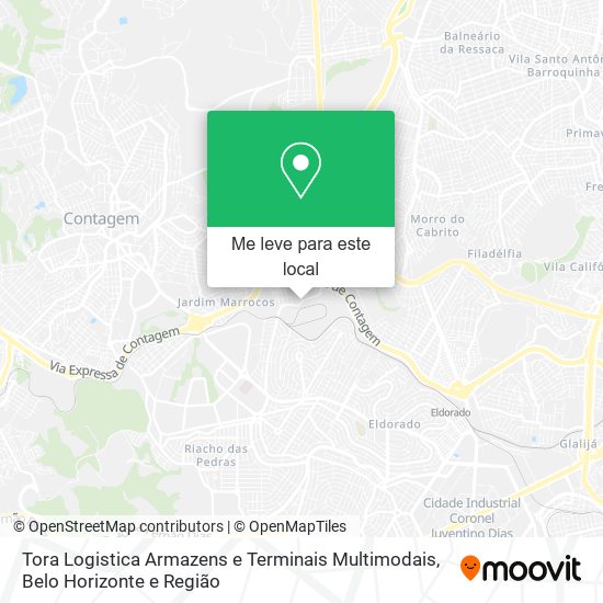 Tora Logistica Armazens e Terminais Multimodais mapa