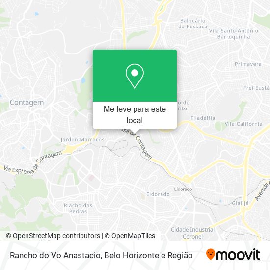 Rancho do Vo Anastacio mapa