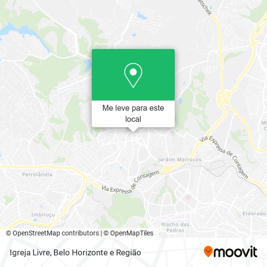 Igreja Livre mapa