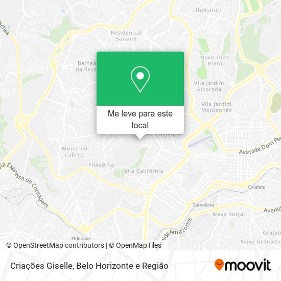 Criações Giselle mapa