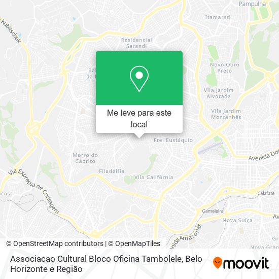 Associacao Cultural Bloco Oficina Tambolele mapa