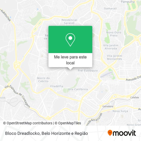 Bloco Dreadlocko mapa