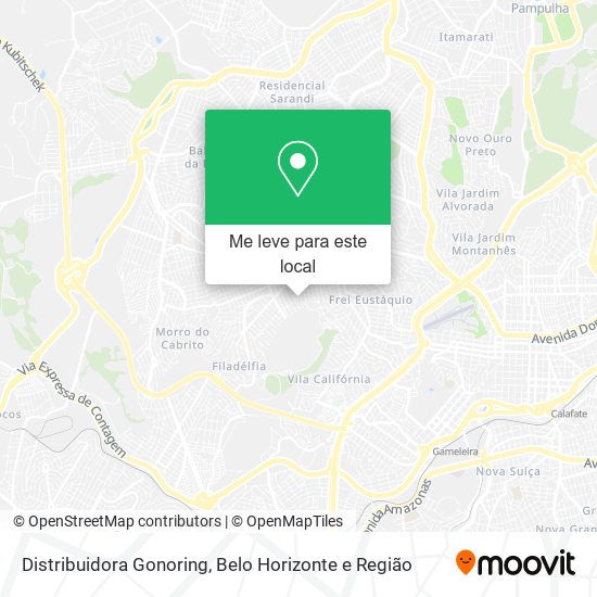 Distribuidora Gonoring mapa