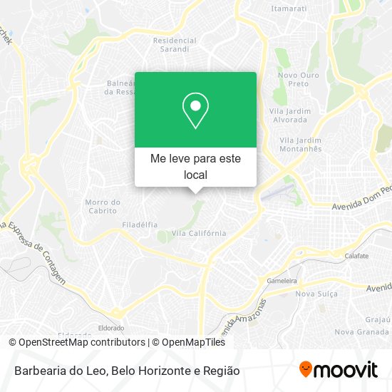 Barbearia do Leo mapa