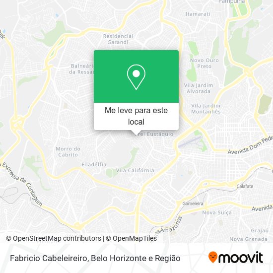 Fabricio Cabeleireiro mapa