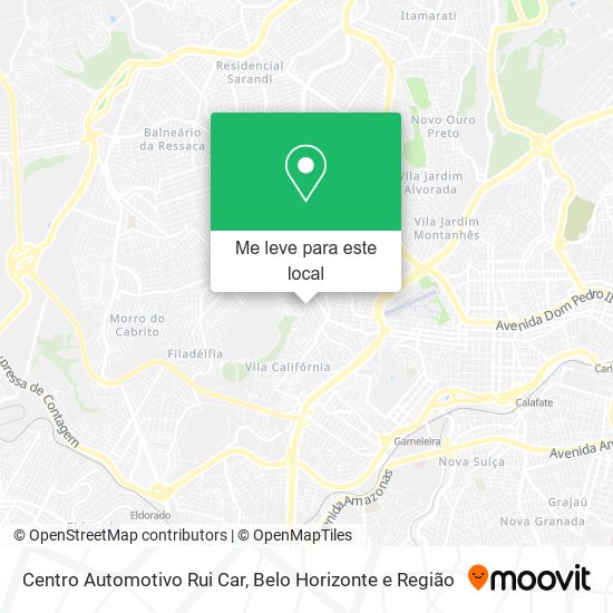 Centro Automotivo Rui Car mapa