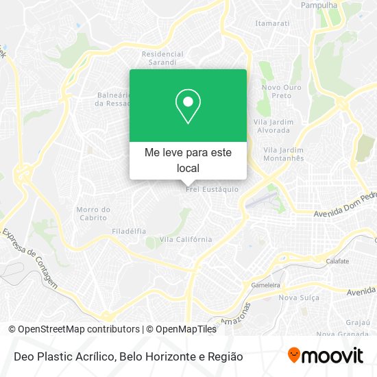 Deo Plastic Acrílico mapa
