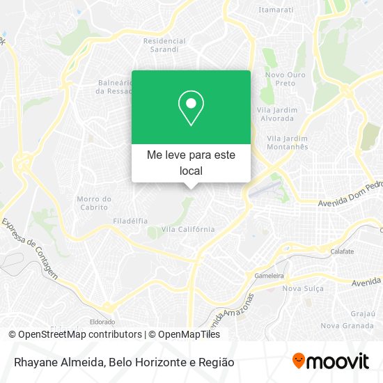 Rhayane Almeida mapa