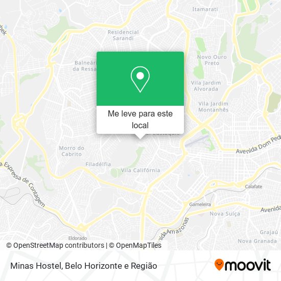 Minas Hostel mapa