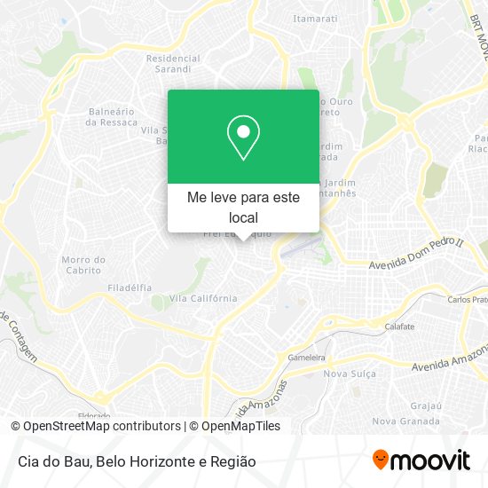 Cia do Bau mapa