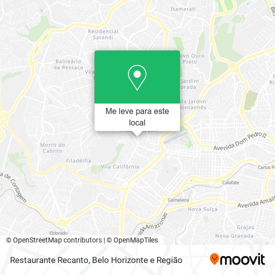 Restaurante Recanto mapa