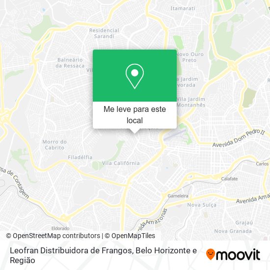 Leofran Distribuidora de Frangos mapa