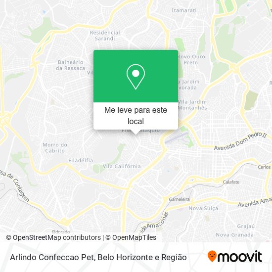 Arlindo Confeccao Pet mapa