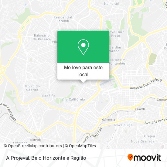 A Projeval mapa