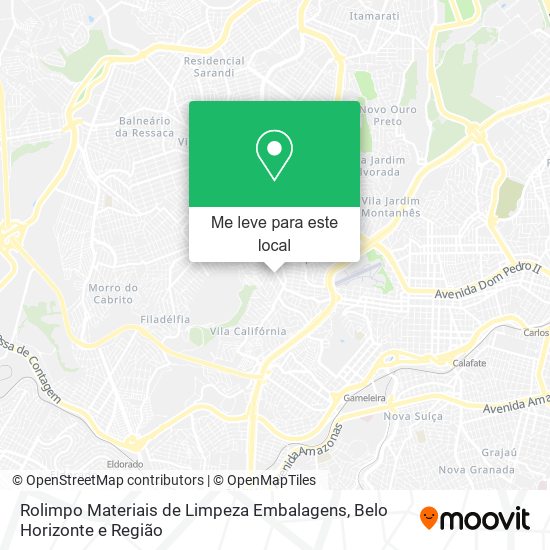 Rolimpo Materiais de Limpeza Embalagens mapa
