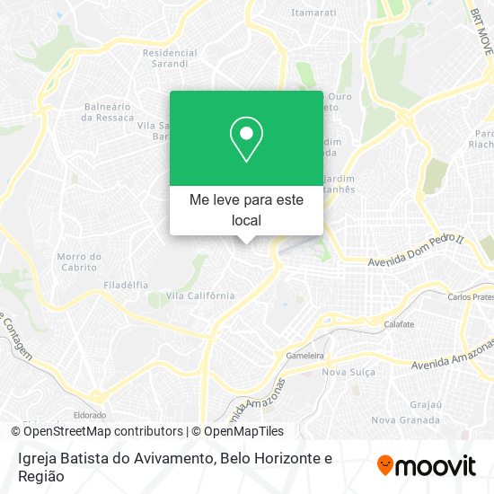 Igreja Batista do Avivamento mapa