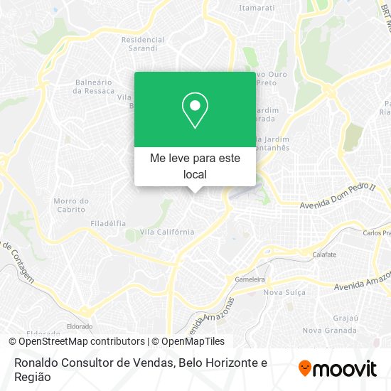 Ronaldo Consultor de Vendas mapa