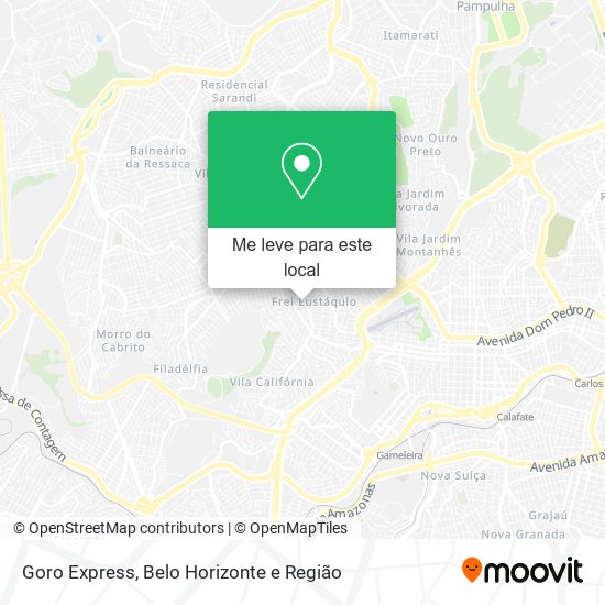 Goro Express mapa